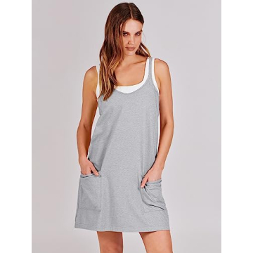 ANRABESS Summer Mini Romper Dress for Active Women