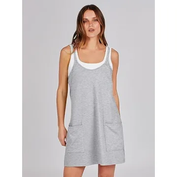 ANRABESS Summer Mini Romper Dress for Active Women