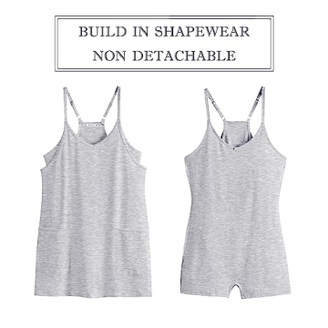 ANRABESS Summer Mini Romper Dress for Active Women