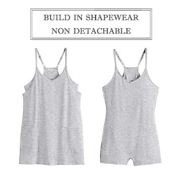 ANRABESS Summer Mini Romper Dress for Active Women