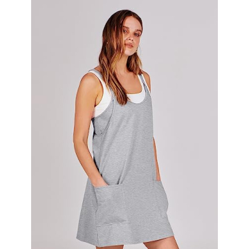 ANRABESS Summer Mini Romper Dress for Active Women