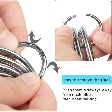 HULISEN 5-Piece Round Biscuit Cutter Set with Handles