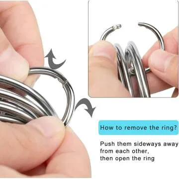 HULISEN 5-Piece Round Biscuit Cutter Set with Handles