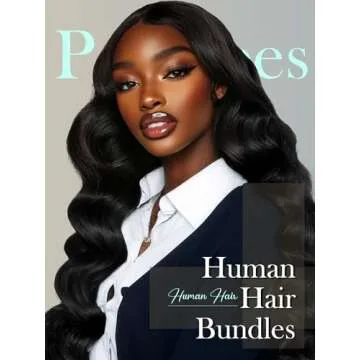 Popvibes Body Wave Bundles - Luxurious Human Hair Extensions 16-22in