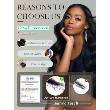 Buy Popvibes Body Wave Human Hair Extensions Today