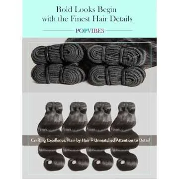 Buy Popvibes Body Wave Human Hair Extensions Today