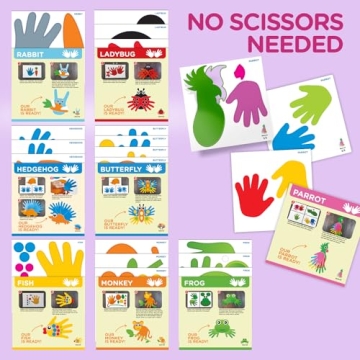 Handprint Kids Craft Kit for Ages 2-5 | Fun Animal Crafts