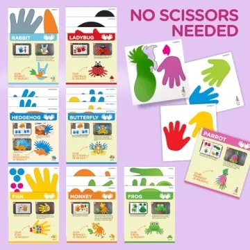 Handprint Kids Craft Kit for Ages 2-5 | Fun Animal Crafts