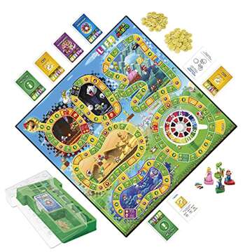 Hasbro Gaming The Game of Life: Super Mario Edition Board Game for Kids Ages 8 and Up, Play Minigame...
