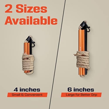 All-Weather Fire Starter Kit with Flint Steel and Tinder Rope