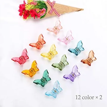 Shop NAISIER 24 Pcs Butterfly Hair Clips for Stylish Updos