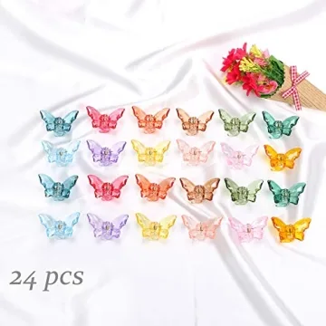 Shop NAISIER 24 Pcs Butterfly Hair Clips for Stylish Updos