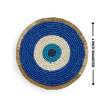 Chic Folkulture Beaded Coasters for Stylish Decor