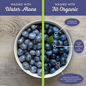 FIT Organic Vegetable & Fruit Wash - USDA Certified Organic 12 Oz