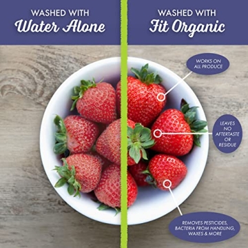 FIT Organic Vegetable & Fruit Wash - USDA Certified Organic 12 Oz