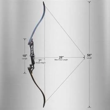 D&Q 58'' Recurve Bow Set for Adults & Beginners