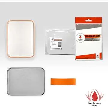 Redgrassgames Everlasting Wet Palette for Miniature Painting and Acrylic Paints - Painter Lite 8.9" - Keeps Paint Fresh, Approved by Pro Painters - Painting Palette with Lid, Seal, 50 Sheets, 2 Foams