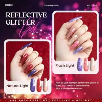 beetles Gel Polish Set 39Pcs Red Burgundy Blue Green Nude Pink Purple Gel Nail Polish with Base Matte Glossy Top Coat for Manicure Lovers DIY at Home for Women