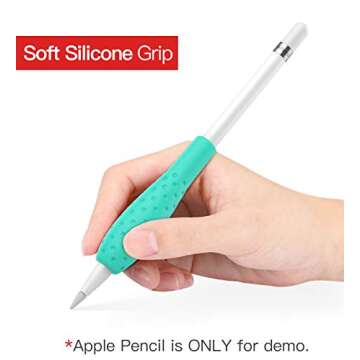 MoKo [2 Pack] Silicone Grip Holder Ergo Protective Sleeve Cover Case Accessories Compatible with App...