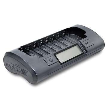 Powerex MH-C800S 8-Cell Smart Charger for AA / AAA NiMH / NiCD,Grey