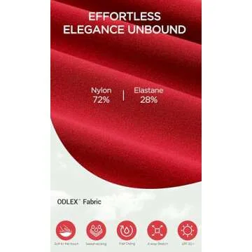 ODODOS Women's Cross Waist 7/8 Yoga Leggings with Inner Pocket, Inseam 25" Gathered Crossover Workout Yoga Pants, Red, X-Small