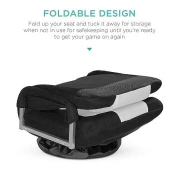 Stylish 360-Degree Swivel Gaming Chair for All Ages