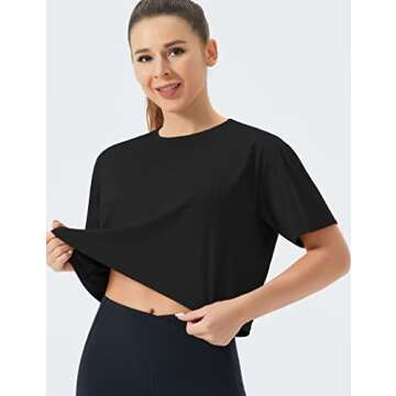 Comfortable Women's Workout Crop Top for Every Activity