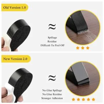 fowong Air Conditioner Window Seal 1 Inch X 1 Inch, Thick AC Weather Stripping High Resilience Foam Sealing Tape Adhesive AC Window Seal Kit 6.5ft Long (6.5ft x 2 Rolls, Black)