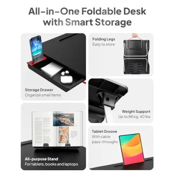 Cooper Mega Table Plus XXL Lap Desk for Work & Study