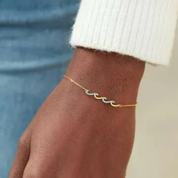 Beautiful Story Jewellery Wave Bracelet for Women