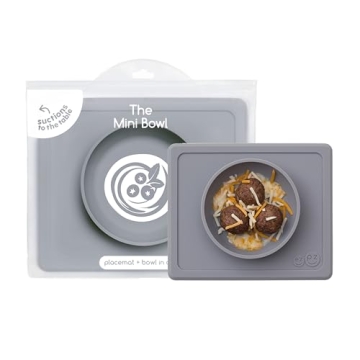 ezpz Mini Bowl for Toddlers - 100% Silicone Suction Bowl