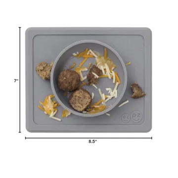 ezpz Mini Bowl for Toddlers - 100% Silicone Suction Bowl