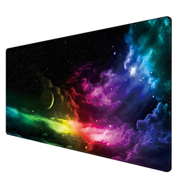 Benvo Extended Mouse Pad Large Gaming Mouse Pad- 35.4x15.7x0.12 inch Computer Keyboard Mouse Mat Non...