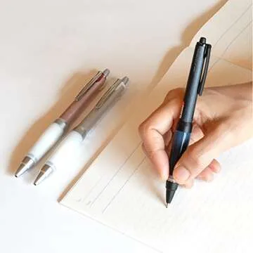 Uni Alpha-Gel Jetstream 0.7 mm Ball Point Pen, Pink Body, Black Ink (SXN1000071P13)