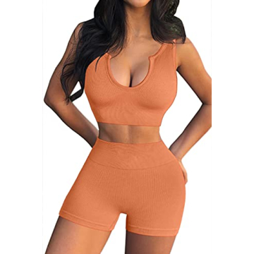 FAFOFA Seamless Workout Set for Women - Stylish & Comfy