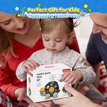 DGSENPI Baby Bath Toys for Toddlers 1 2 3,Water Toys for 1-3 Years Old Boys Girls Gifts Pool Toys for Toddlers 1-3 Bathtub Toys for Babies 6-18 Months Swim Toys Birthday for Boys Girls