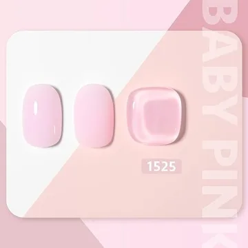 GAOY Baby Pink Gel Nail Polish for DIY Perfect Manicures