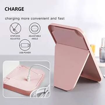 Coelacanth Makeup Mirror - Travel Vanity Lighted Mirror