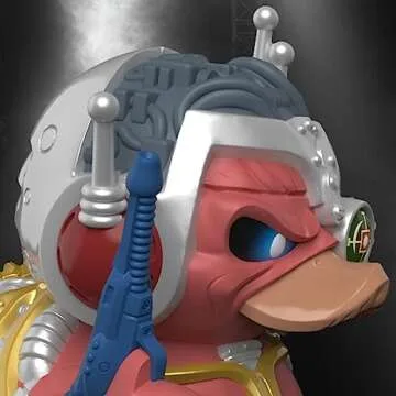 TUBBZ First Edition Cyborg Eddie Collectible Vinyl Rubber Duck Figure - Official Iron Maiden Merchandise - Music