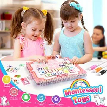 Unicorn Busy Book for Kids Aged 3-5 Educational Fun