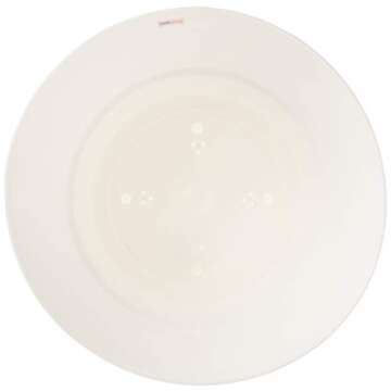 Novelty Majestic Full Depth Round Cylinder Pot, Glossy White, 8-Inch (10082)