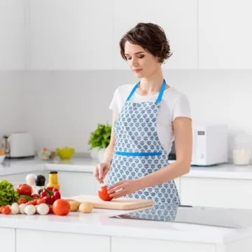 CPC 100% Cotton Kitchen Apron with Adjustable Neck