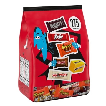 Hershey Miniatures Halloween Candy Bulk Bag - 275pcs