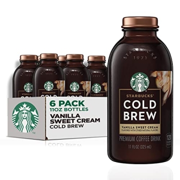 Starbucks Cold Brew Coffee Vanilla Sweet Cream 6 Pack