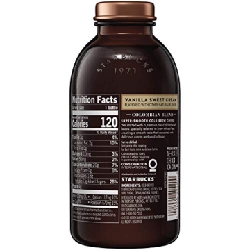 Starbucks Cold Brew Coffee Vanilla Sweet Cream 6 Pack