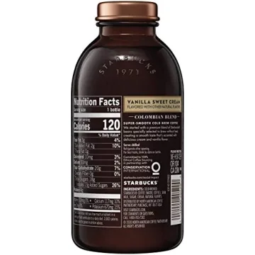Starbucks Cold Brew Coffee Vanilla Sweet Cream 6 Pack