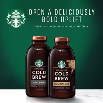 Starbucks Cold Brew Coffee Vanilla Sweet Cream 6 Pack