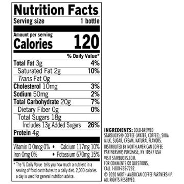 Starbucks Cold Brew Coffee Vanilla Sweet Cream 6 Pack