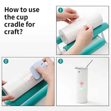 PYD Life Tumbler Cradle for Crafting and Sublimation