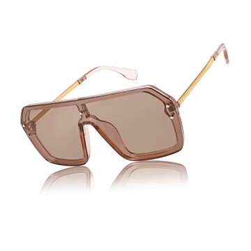 FEISEDY Siamese One Piece Sunglasses - Stylish & Retro